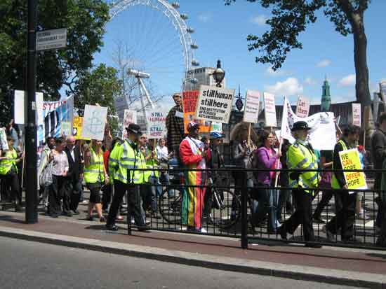 London demostration