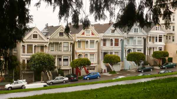 Alamo square. San Francisco