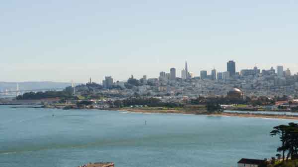 San Francisco des de Presidio Park