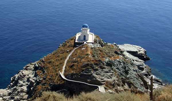Església set màrtirs. Kastro. SIfnos