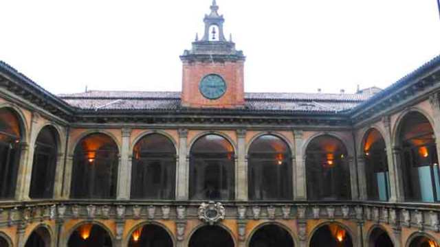 Palazzo Archiginnasio. Bolonya