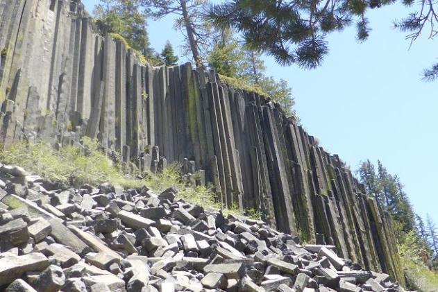 Devils Postpile. Mammoth. california