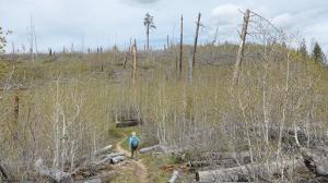 Gran Cano Nord. Point Imperial Trail