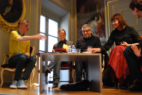 Edouard Louis, Frédéric Lordon, Didier Eribon, Arlette Farge, Geoffroy de Lagasnerie ( PUF, 2013 )