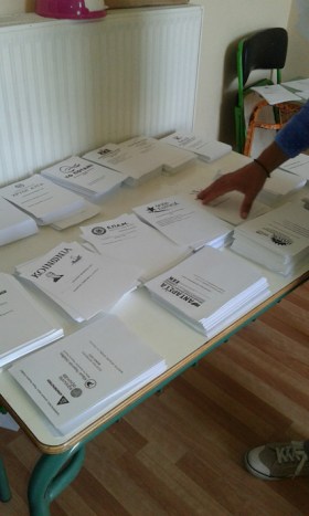 Paperes votacions setembre 2015. Grecia