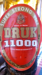 Druk 11000, la cervesa local de Bhutan