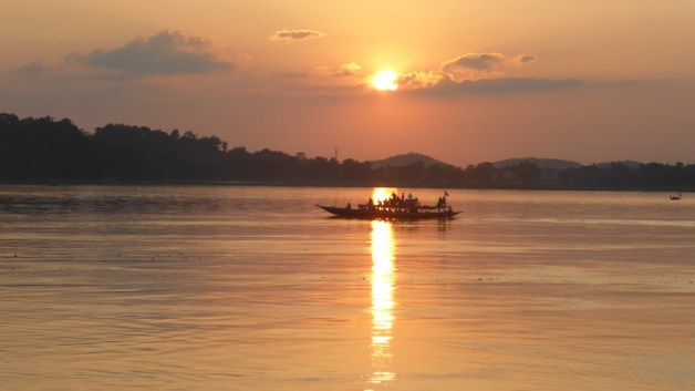 Guwahati. Posta de sol