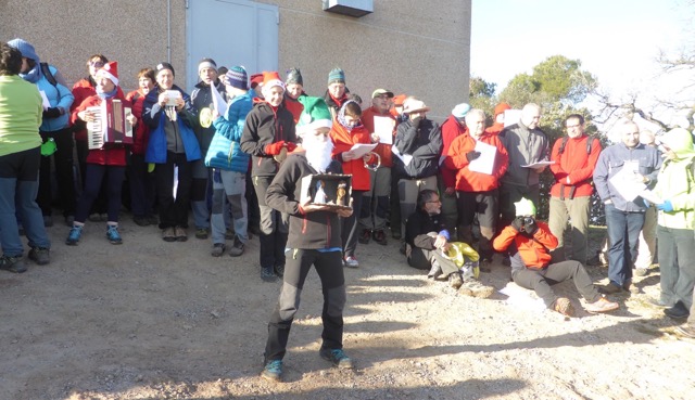 Cantada de nadales al pessebre. Turo del Ros