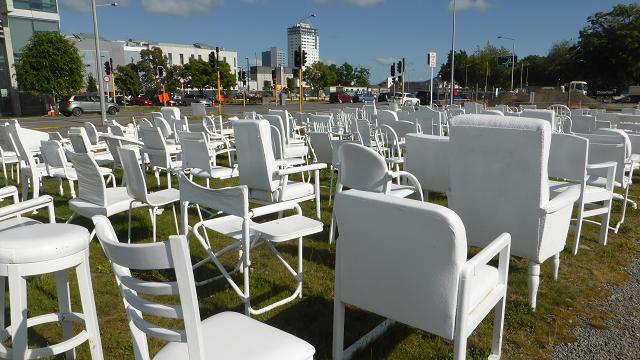 185 seients blancs buits. Nova Zelanda