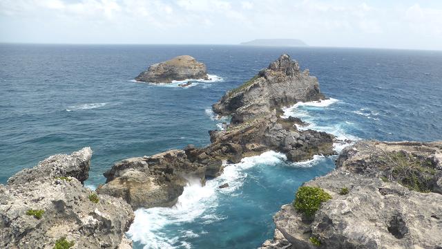 Pointe des chateaux. Guadalupe