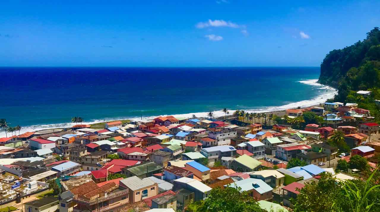 Petites Antilles. Grande Rivière. MArtinique